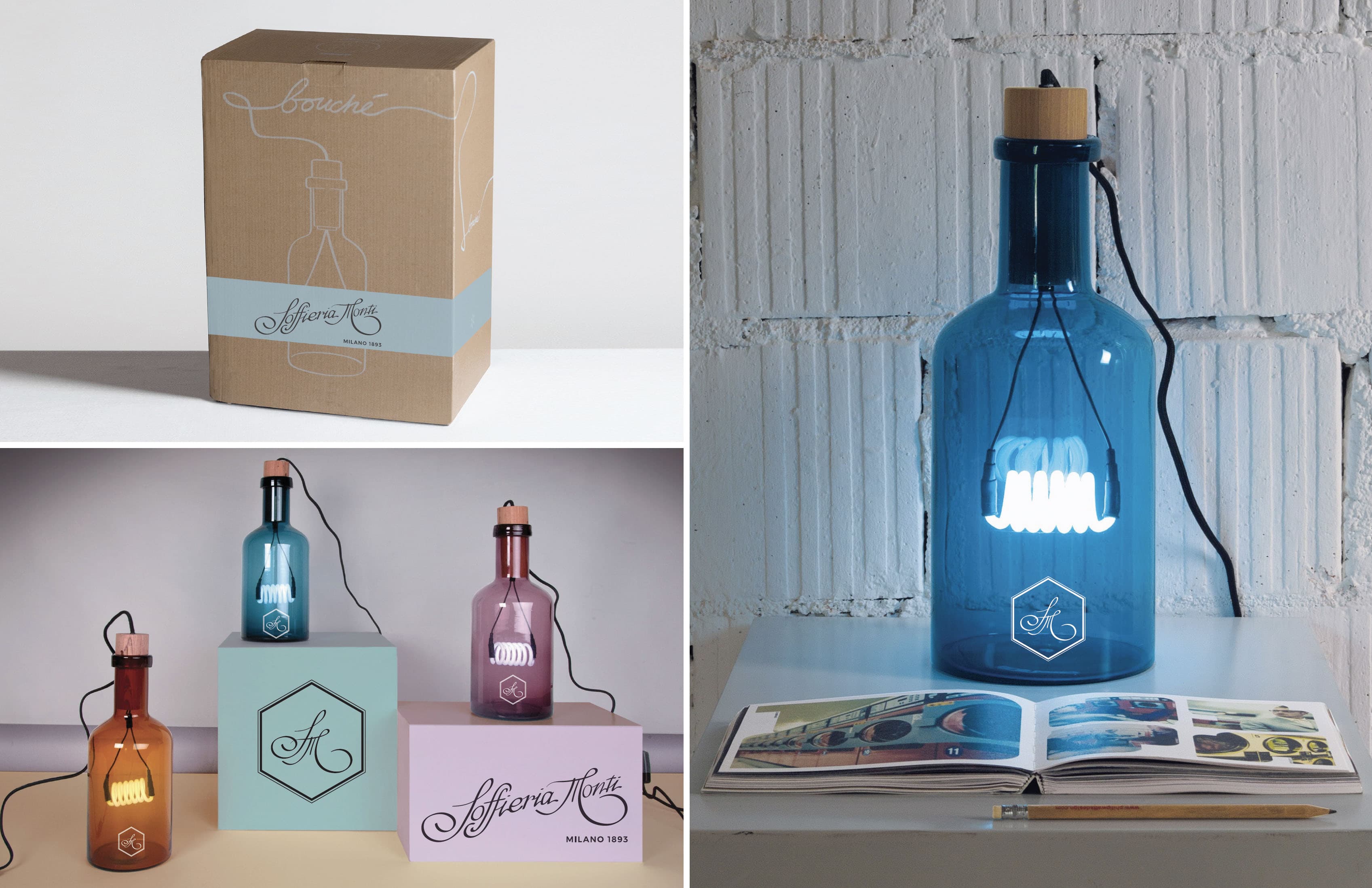 Brandcot per Soffieria Monti Identity Grafica per Packaging e Espositori