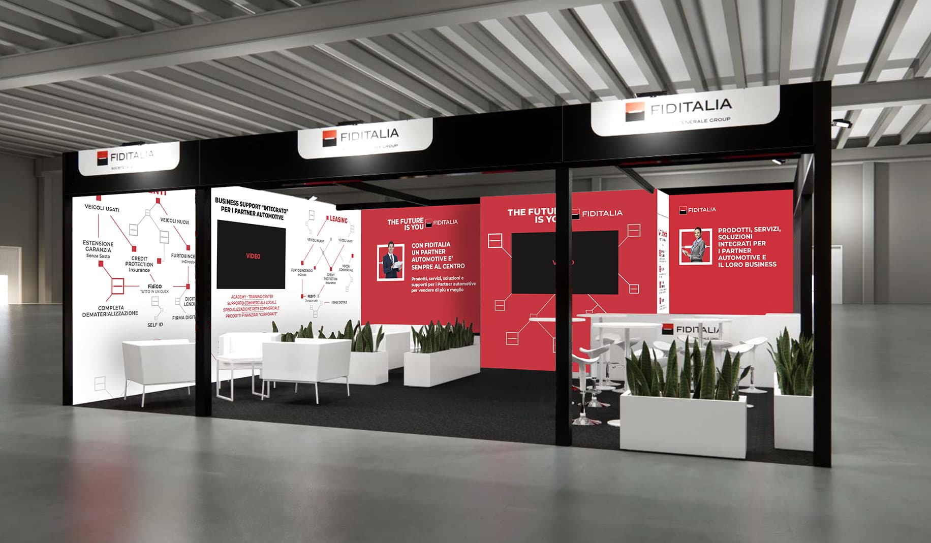 Progettazione del visual Fiditalia per l'Automotive Dealer Day 2024