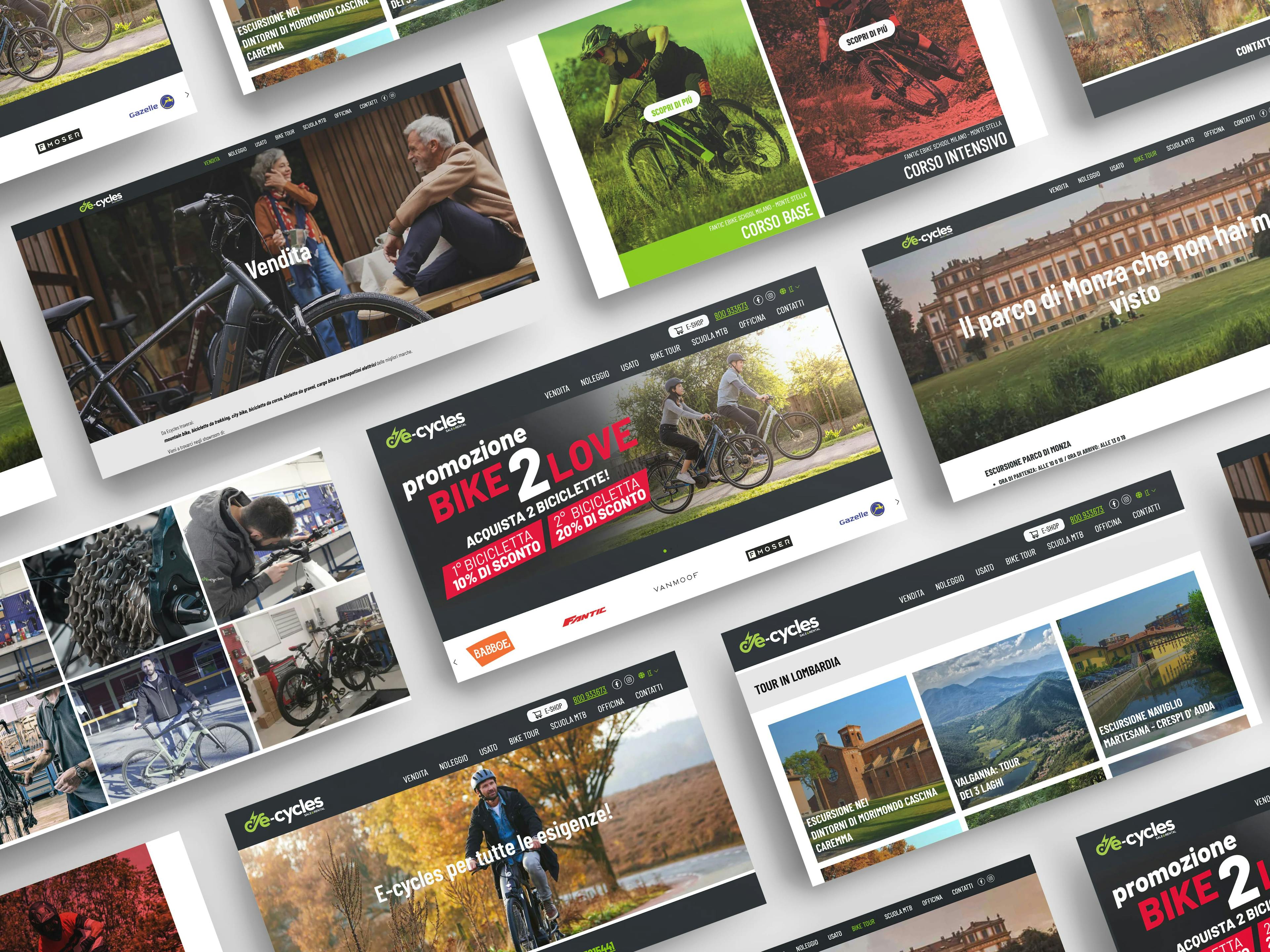 Brandcot per E-Cycles web design